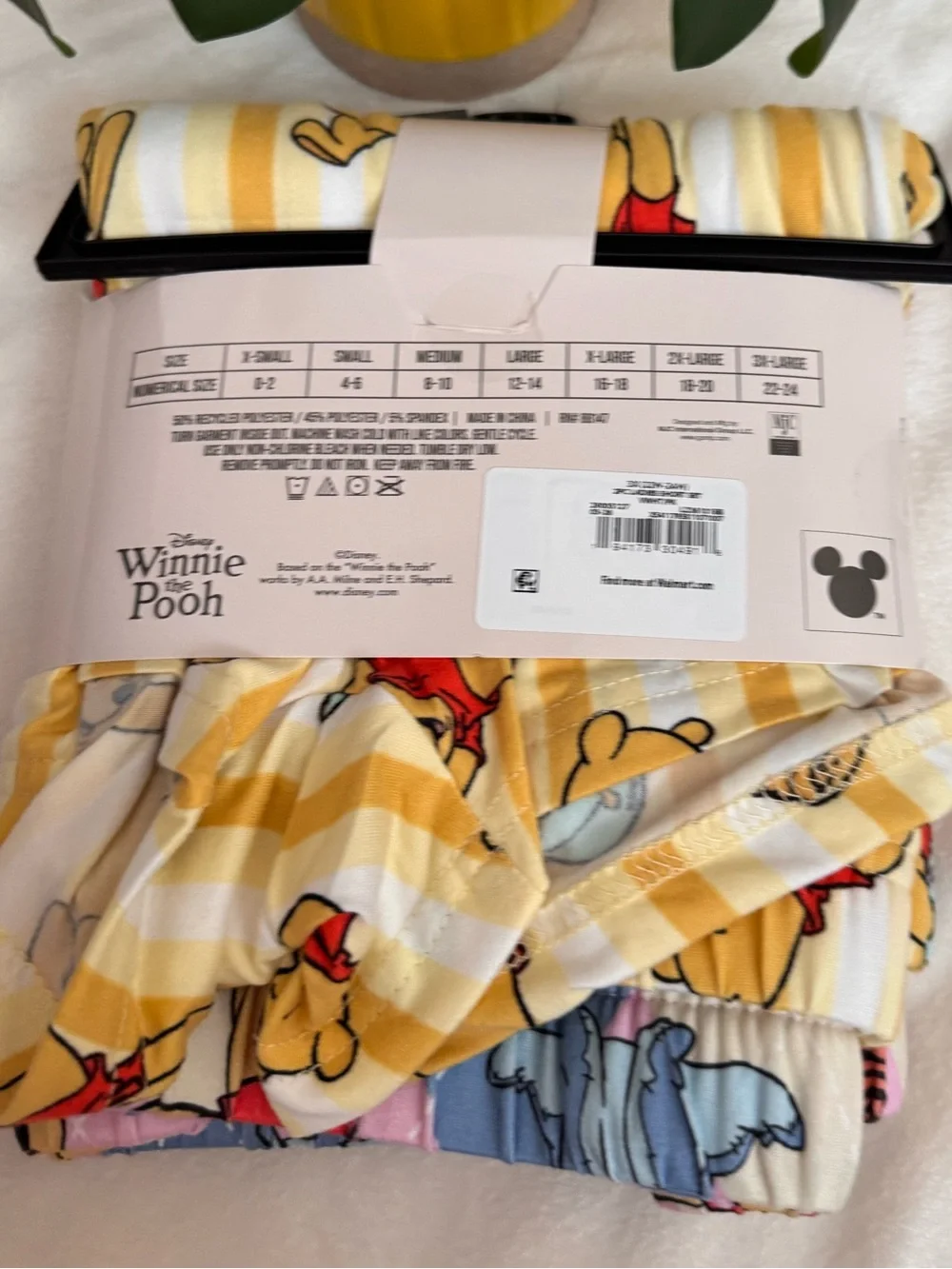 Winnie the Pooh Women's Jersey Knit Sleep Shorts, 2-Pack,3XL